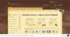 Desktop Screenshot of lovecpokladu.cz